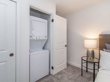 Stackable laundry center